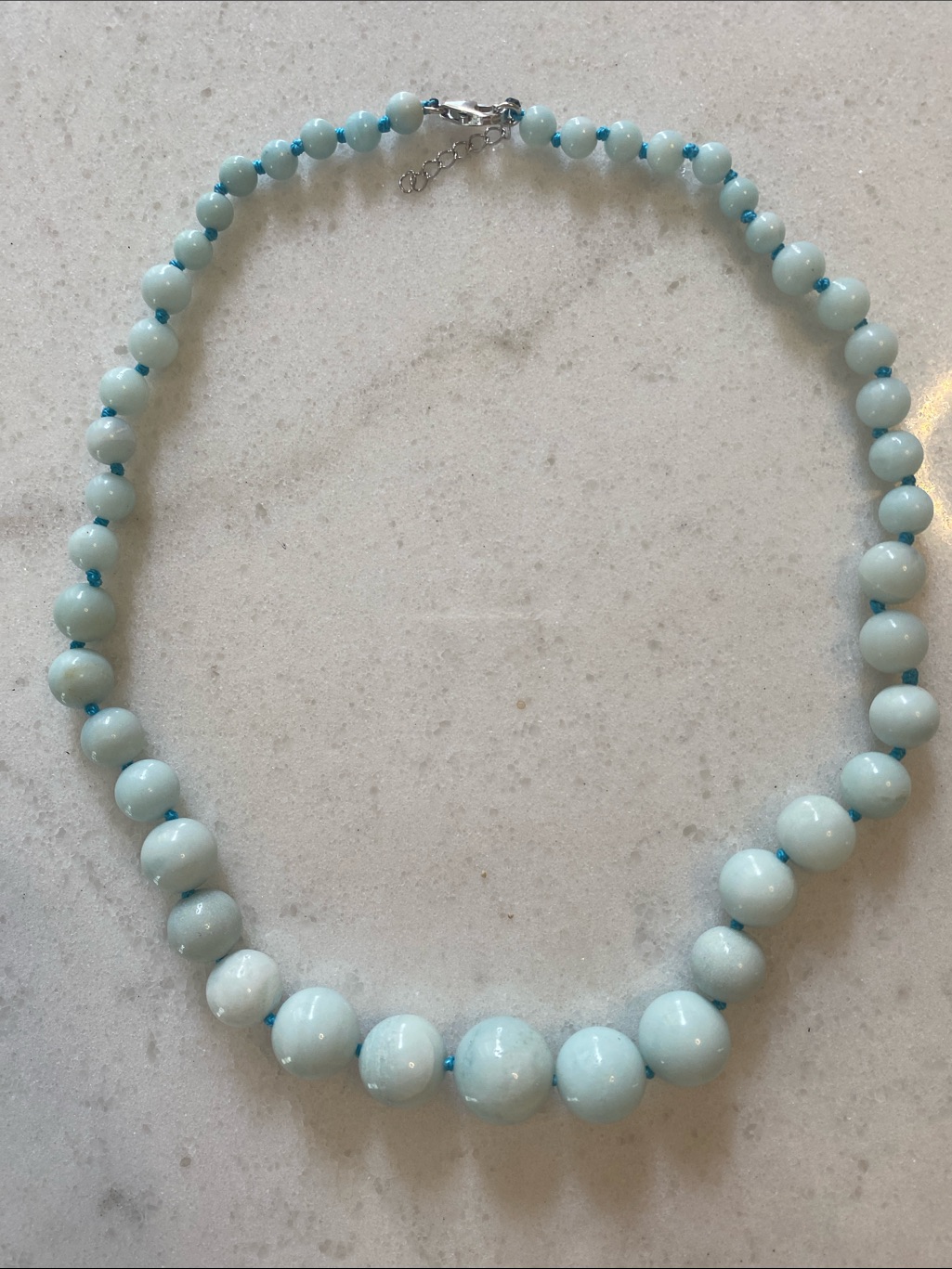 Russian Amazonite Graduated Beaded Necklace